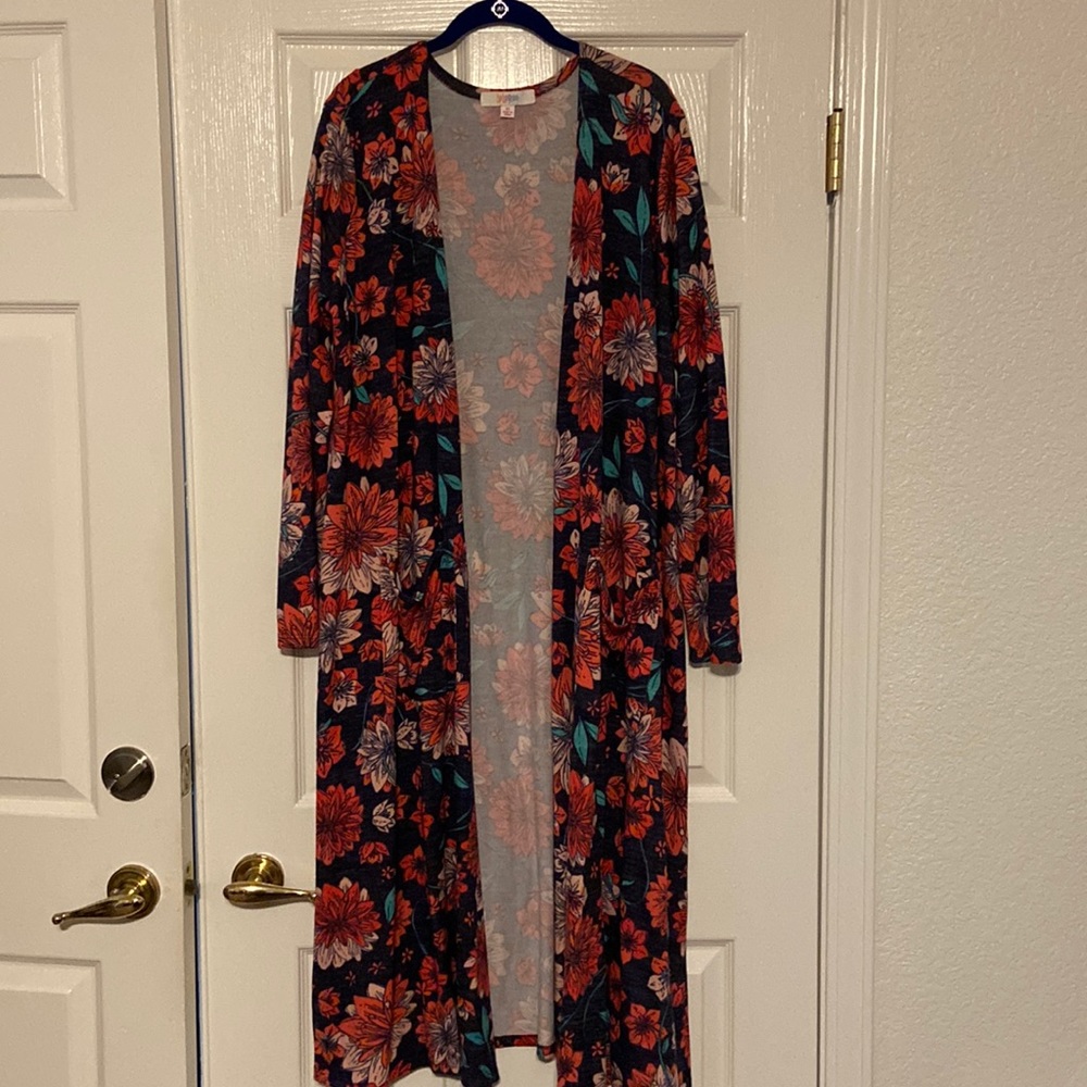 Lularoe Sarah duster cardigan.  Size XL and NWT